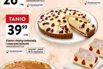 Intermarche Ciasto z białą czekoladą i owocami leśnymi 1kg oferta