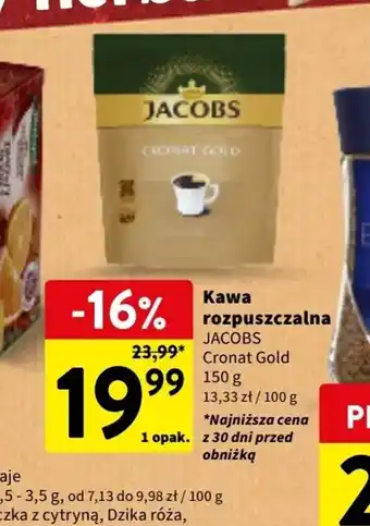 Intermarche Kawa rozpuszczalna JACOBS 150g oferta