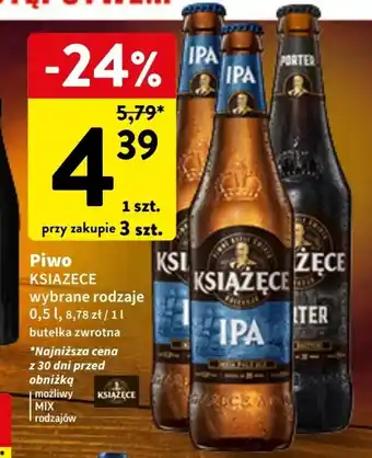 Intermarche Piwo KSIAZECE 0,5l oferta