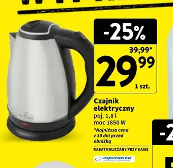 Intermarche Czajnik elektryczny poj. 1,8 l oferta