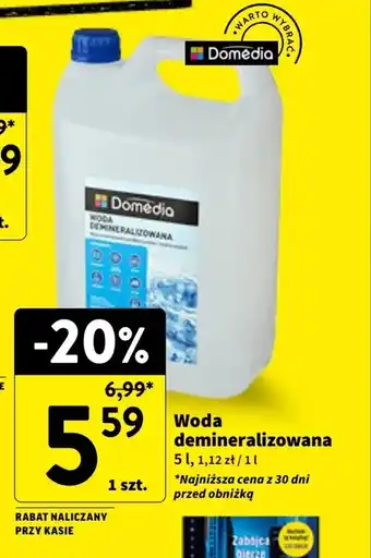 Intermarche Woda demineralizowana 5l oferta