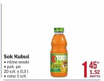 Makro Sok Kubuś 300ml oferta