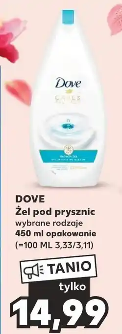 Kaufland DOVE Żel pod prysznic 450 ml oferta