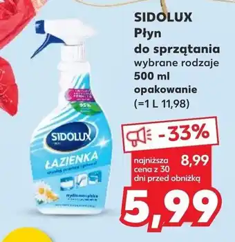 Kaufland SIDOLUX Płyn do sprzątania 500ml oferta