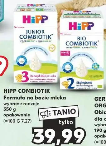 Kaufland HIPP COMBIOTIK Formuła na bazie mleka 550g oferta
