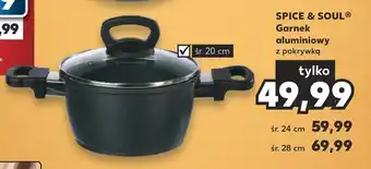Kaufland SPICE & SOUL Garnek aluminiowy z pokrywką śr. 20cm oferta