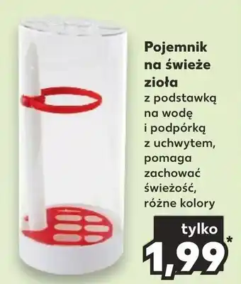 Kaufland Pojemnik na świeże zioła oferta
