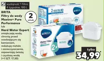 Kaufland BRITA Filtry do wody Maxtra+ Pure Performance lub Hard Water Expert 2szt. oferta