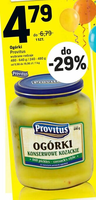 Intermarche Ogórki oferta