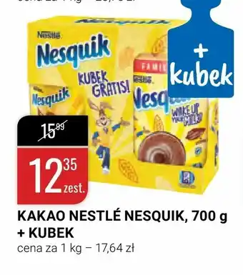 bi1 Kakao nestlé nesquik, 700 g + kubek oferta