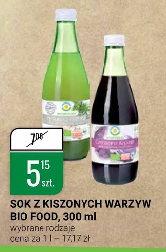 bi1 Sok z kiszonych warzyw bio food, 300 ml oferta