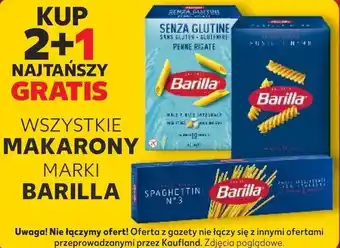 Kaufland WSZYSTKIE MAKARONY MARKI Barilla oferta