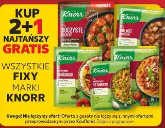 Kaufland WSZYSTKIE FIXY MARKI KNORR oferta