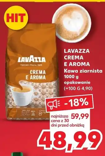 LAVAZZA CREMA E AROMA Kawa ziarnista 1000g