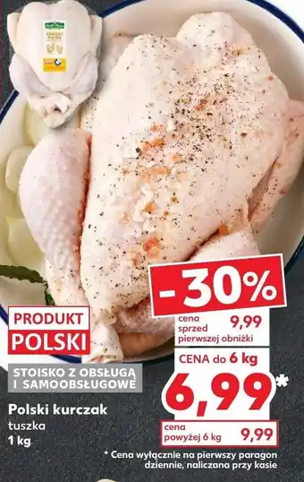 Kaufland Polski kurczak tuszka 1kg oferta