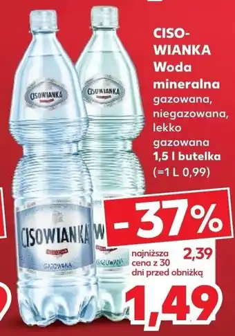 Kaufland CISOWIANKA Woda mineralna 1,5l oferta