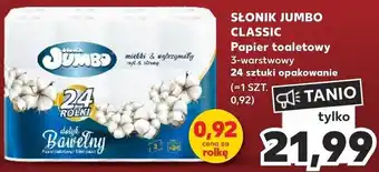 Kaufland SŁONIK JUMBO CLASSIC Papier toaletowy 24szt. oferta