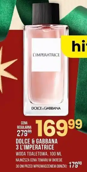 Woda toaletowa dolce & gabbana