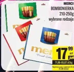 TomiMarkt Merci finest selection kolekcja czekoladek mlecznych 250 g oferta