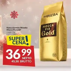 Makro Woseba mocca fix gold kawa palona ziarnista 1000 g oferta