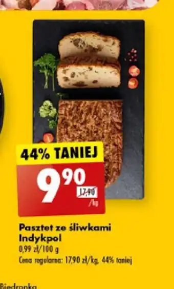 Biedronka Pasztet ze śliwkami Indykpol 1kg oferta