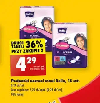 Podpaski normal maxi Bella, 18 szt.