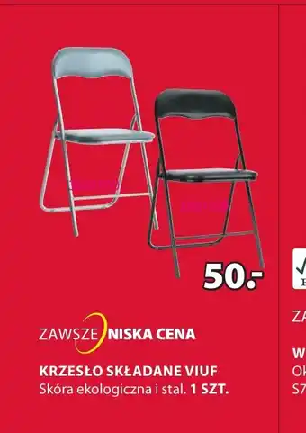 JYSK KRZESŁO SKŁADANE VIUF oferta