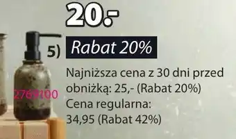 JYSK DOZOWNIK MYDŁA GESUNDA oferta