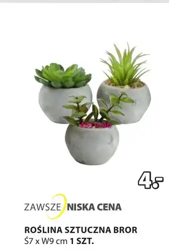 JYSK ROŚLINA SZTUCZNA BROR oferta