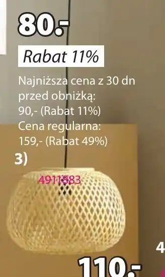 JYSK LAMPA WISZĄA SIGVARD oferta