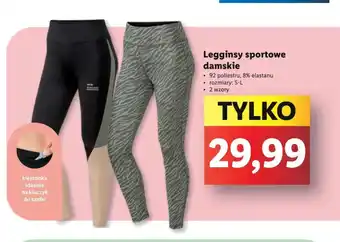 Lidl Legginsy sportowe damskie oferta