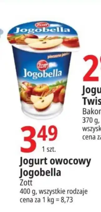 E.Leclerc Jogurt owocowy Jogobella Zott 400g oferta