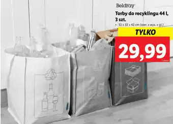 Beldray Torby do recyklingu 44 l 3szt.