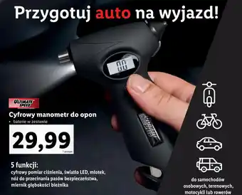 ULTIMATE SPEED Cyfrowy manometr do opon