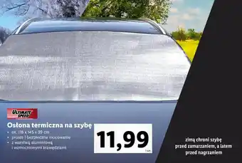 ULTIMATE SPEED Ostona termiczna na szybę