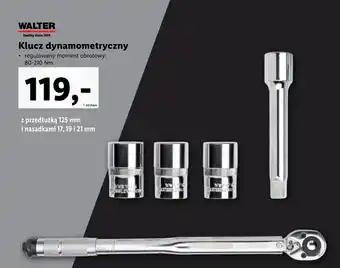 Lidl WALTER Klucz dynamometryczny oferta