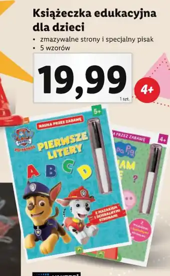 Lidl Książeczka edukacyjna dla dzieci oferta