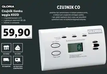 GLORIA Czujnik tlenku węgla KO2D