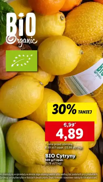 Lidl BIO Cytryny 500g oferta