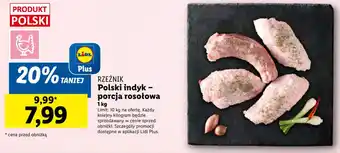 Lidl RZEŹNIK Polski indyk porcja rosołowa 1 kg oferta
