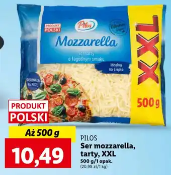 Lidl PILOS Ser mozzarella tarty 500 g oferta