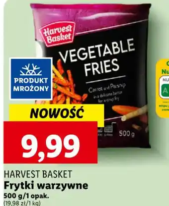 Lidl HARVEST BASKET Frytki warzywne 500g oferta
