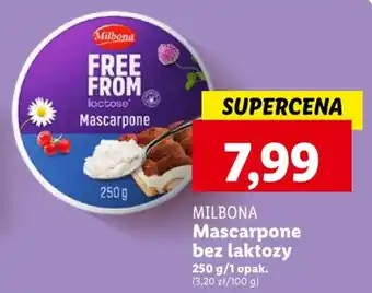 Lidl MILBONA Mascarpone bez laktozy 250 g oferta