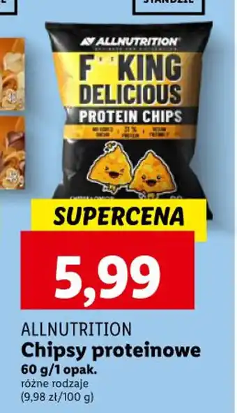 Lidl ALLNUTRITION Chipsy proteinowe 60g oferta