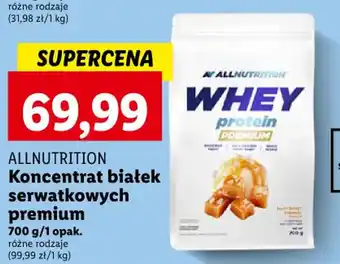 Lidl ALLNUTRITION Koncentrat białek serwatkowych premium 700g oferta