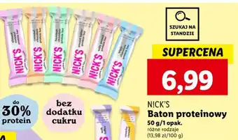 Lidl NICK'S Baton proteinowy 50g oferta
