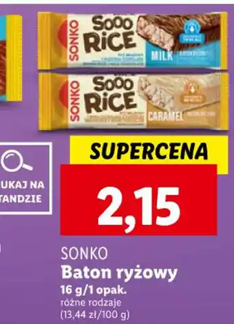 Lidl SONKO Baton ryżowy 16g oferta
