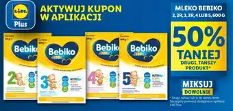 Lidl MLEKO BEBIKO 2 2R 3, 3R 4 LUB 5, 600 G oferta
