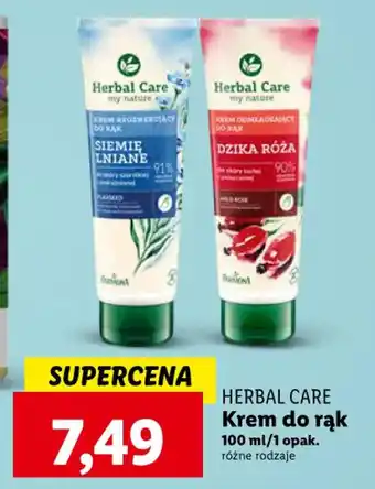 Lidl HERBAL CARE Krem do rąk 100 ml oferta
