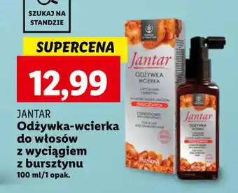 Lidl JANTAR Odżywka wcierka do włosów z wyciągiem z bursztynu 100 ml oferta